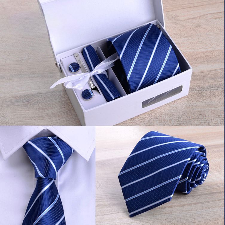 Oxford Diagonal Stripe Royal Blue