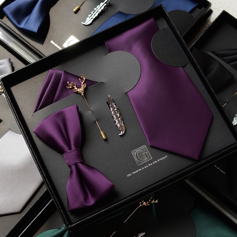 Imperial Deep Plum Purple Set